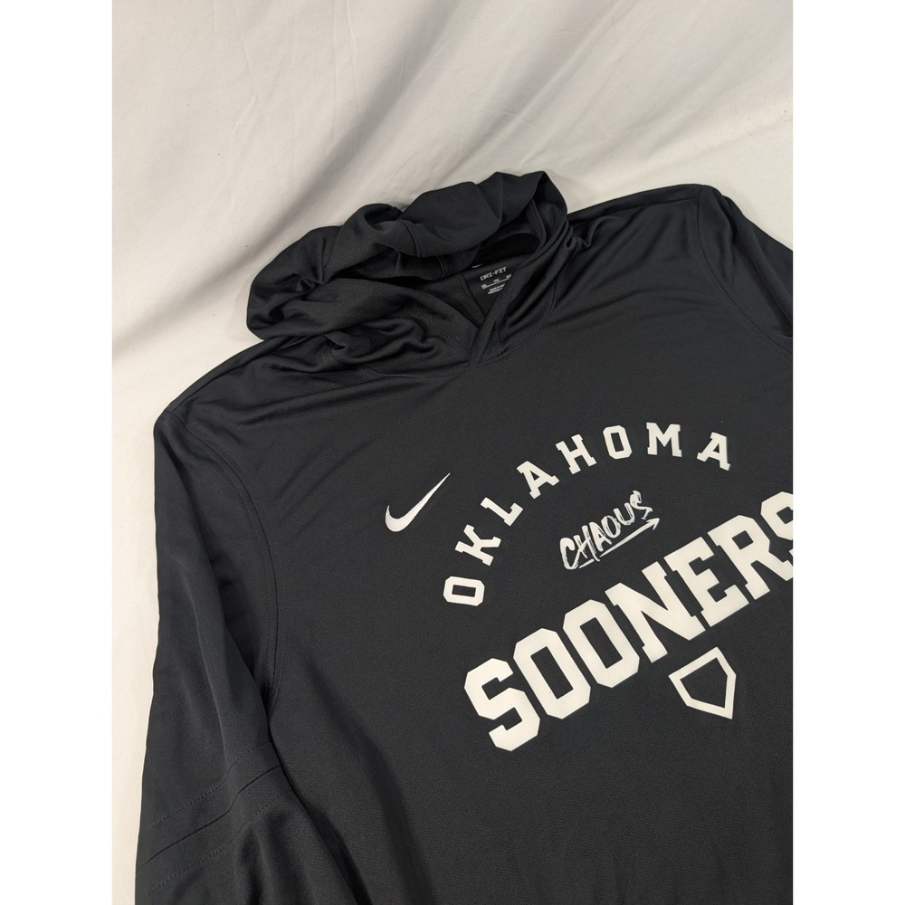 Oklahoma Sooners Lightweight Pullover Dri-Fit Hoodie Men 2XL Skip Johnson ChaOUs